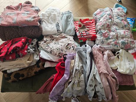 Balík oblečenia pre dievčatko 12-18 mesiacov, 86–98