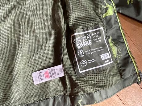 Vetrovka dinosaury veľ 5-6r, f&f,110