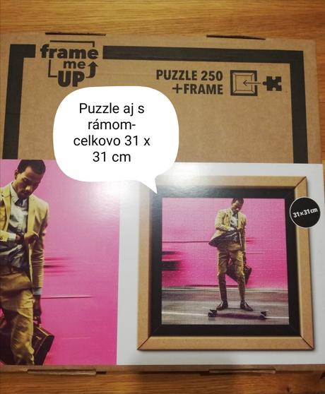 Puzzle s rámčekom žiť rýchlejšie,