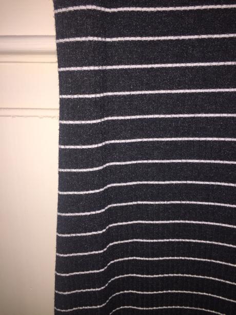 Pásikované elastické šaty, m