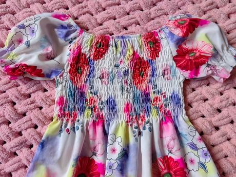 Letné šaty pre dievčatko, 92