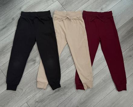 3x h&m tepláky veľ. 128, h&m,128