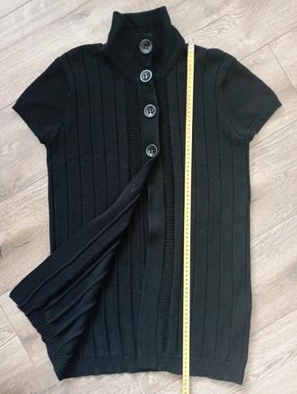 Čierny svetrík/kardigán m/l, m