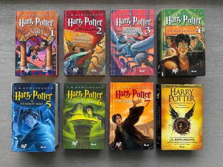 Harry potter 1-7 a prekliate dieťa,