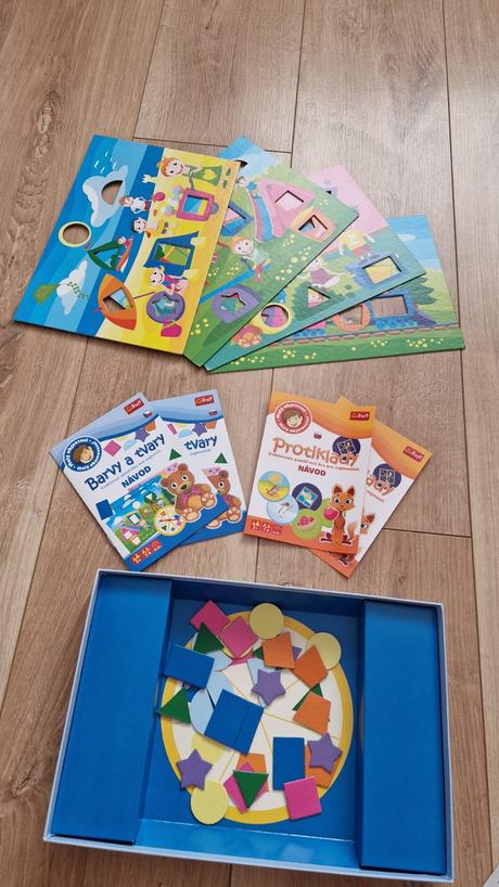Didaktická hra farby a tvary., 