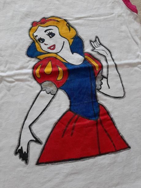 Nádherné hand made tričko so snehulienkou na 5r., 110