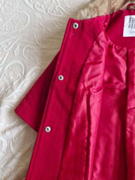 Červený kabát  f&f, f&f,86