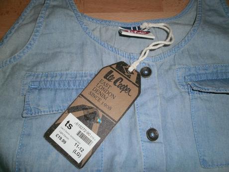 Tenký overal rifľového vzhľadu 158/164 alebo s/m, lee cooper,158 / s