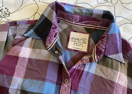 Bavlnená káro košeľa esprit v. 38-40, esprit,40