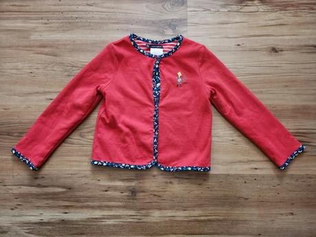 Dievčenský obojstranný kabátik, v.116, sergent maj, sergent major,116