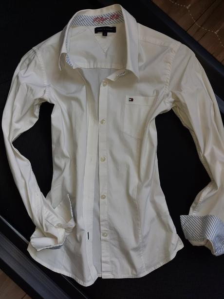 Biela kosielka th,original, tommy hilfiger,140