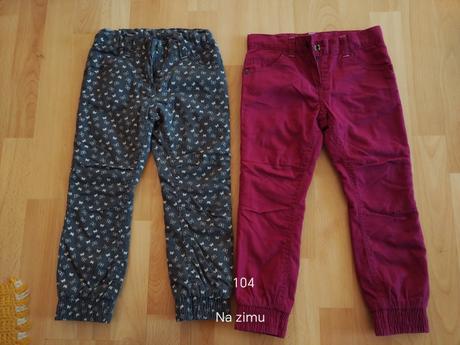 Nohavice na zimu, lupilu,104