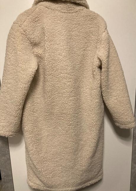 Krásny teddy kabát veľ.l/40, sinsay,l