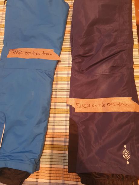 2ks oteplovacky bez trakov 146 až 152 crivit, crivit,146