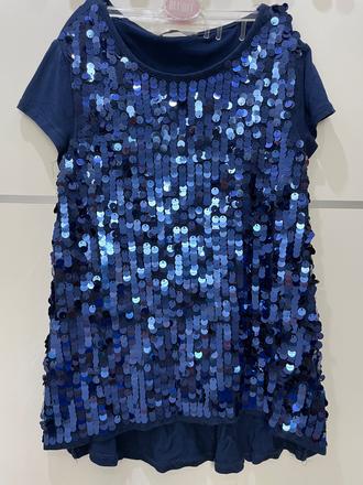 Tričko s flitrami, lindex,134