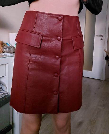 Sukňa eko koža, orsay,34