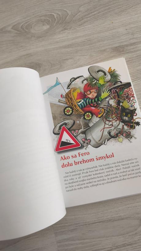 Detská rozprávková kniha o dopravných značkách, 