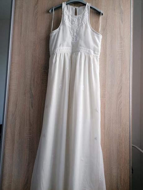 Šaty s perličkami, zara,m