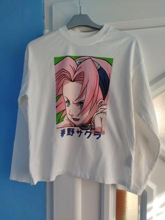 Naruto tričko 158/164, h&m,158