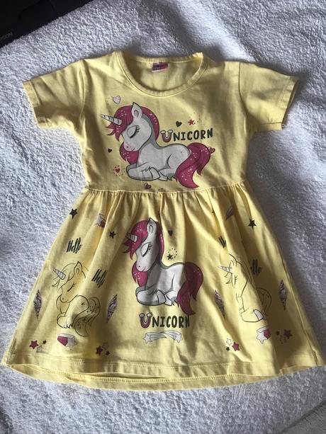 Šaty s jednorožcom, 92/98, 92