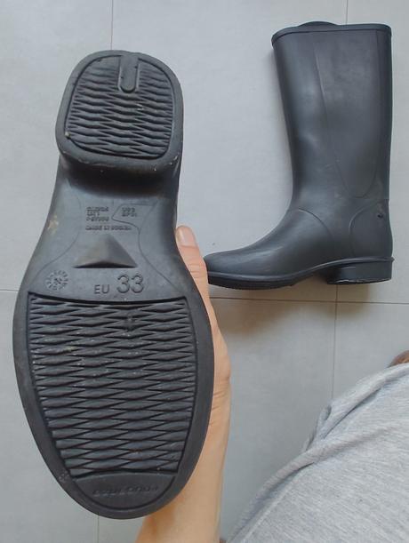 Detské jazdecké čižmy gumáky, decathlon,33