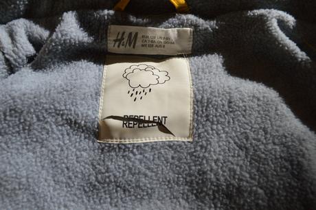 Nepremokavá bunda, h&m,128