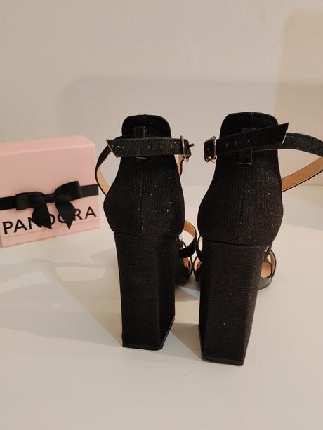 Gogo shoes elegantné čierne sandále, 35