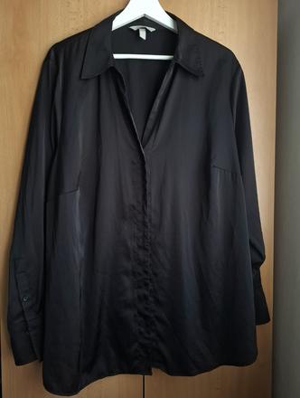 H&m saténová košeľa, h&m,xl