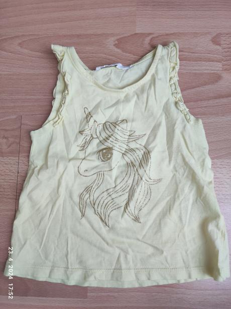 Tričko pre dievčatko 92, h&m,92