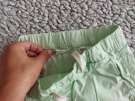 Tenké šortky 122/128, h&m,122