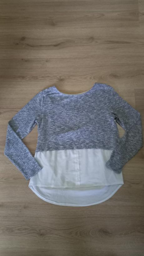 Tričko s blúzkou, bershka,38