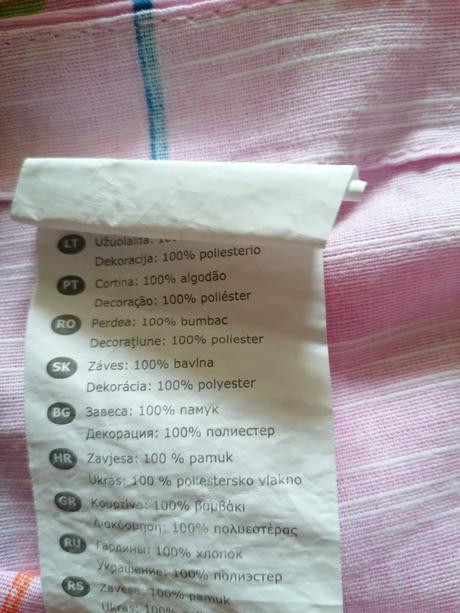 Dievčenský záves do detskej izbičky, 