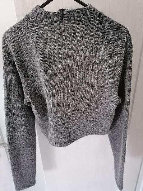 Crop top s dlhým rukavom, amisu,m