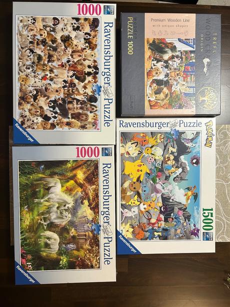 Rozne krasne puzzle aj nove, 