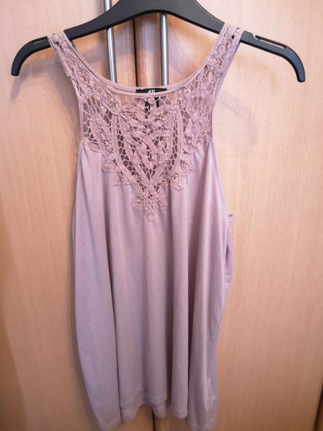 Nádherné letné tricko s výšivkou, h&m,l