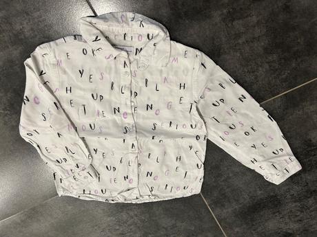 Biela blúzka s písmenkami, reserved,122