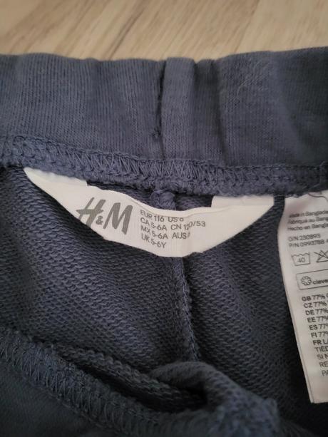 Tepláky h&m, h&m,116