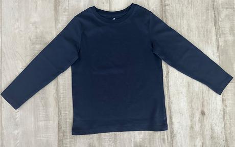 Tričká s dlhým rukávom 4x - veľk. 110/116, h&m,110