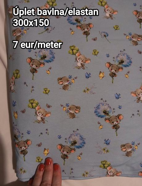 Rozpredávam látky na šitie, 