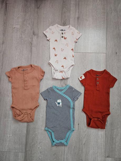 4x body s krátkym rukávom 68, tcm,68