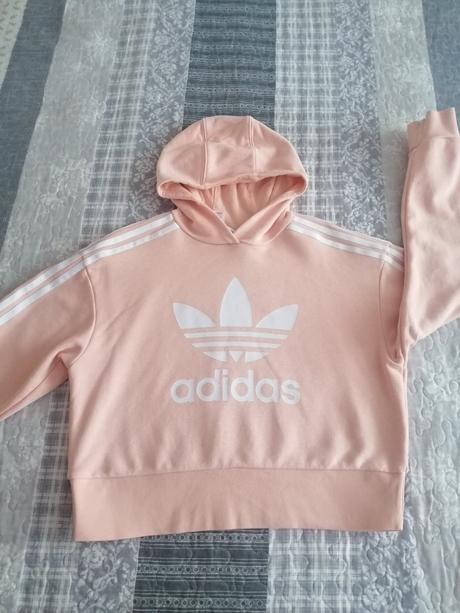 Mikina crop-top, adidas,158