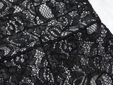 Velmi pekna elegantna čipkovana sukna, h&m,40