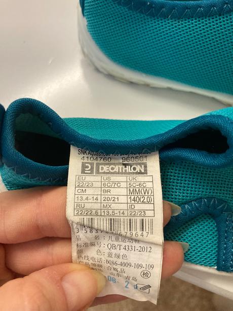 Topánky do vody, decathlon,22