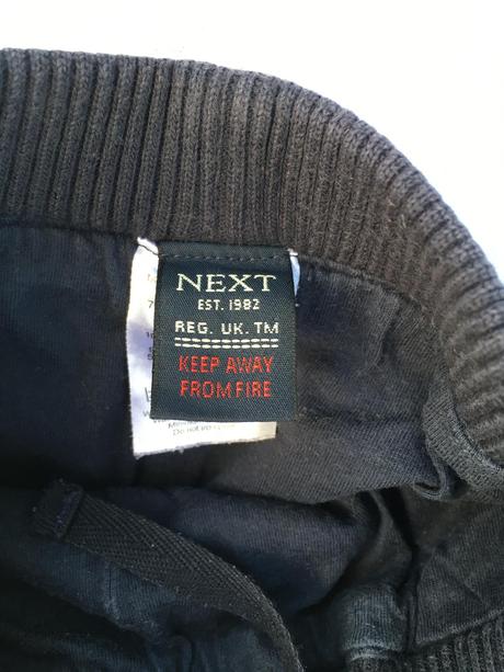 Podšité nohavice na 6-9 mes., next,74