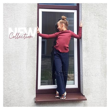 Široké bavlnené nohavice culotte, 134 / 140 / 146