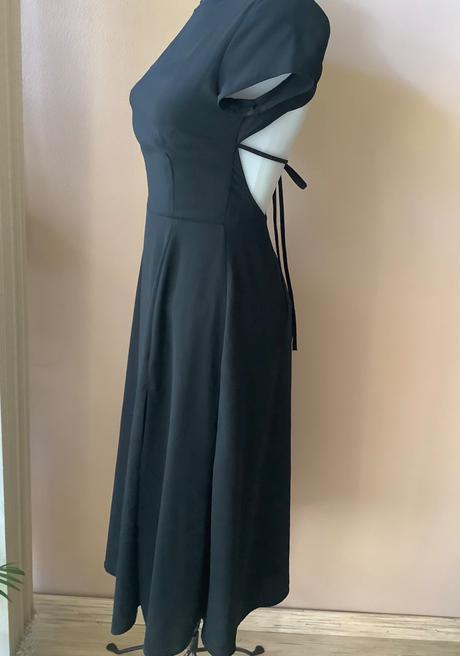 Šaty s odhalenym chrbtom, h&m,xs