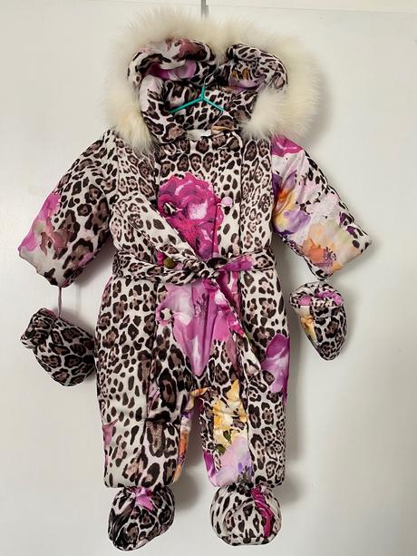 Kombinéza loredana lolo s pravou kožušinou, na 3 m, 68