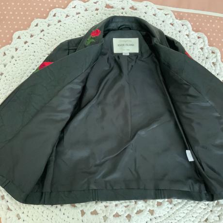 Koženková bunda river island č. 128, 8 rokov, river island,128