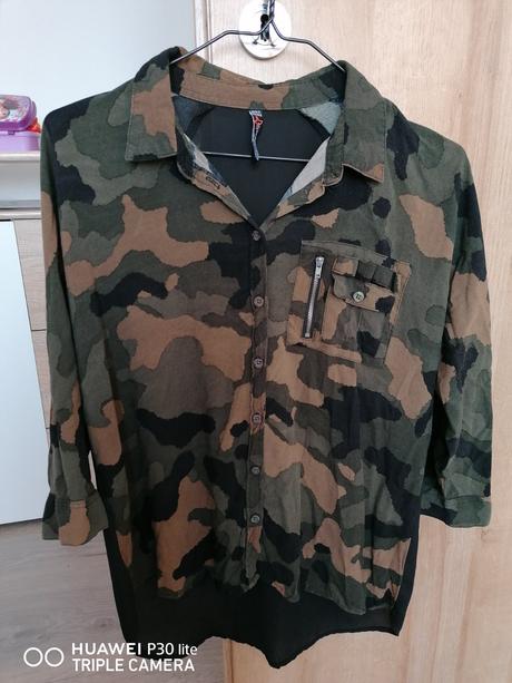 Maskáčova blúzka, fishbone,m