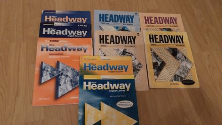 Rozne ucebnice headway - pre-int, int, upper-int,